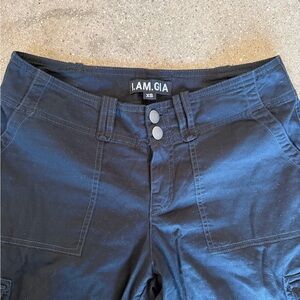 I.AM.GIA Midnight Black Utility Pants